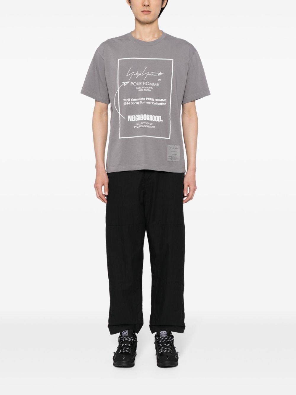 x NEIGHBORHOOD logo-print cotton T-shirt - 2