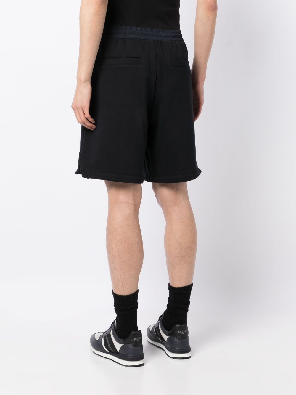 elasticated-waist bermuda shorts - 4