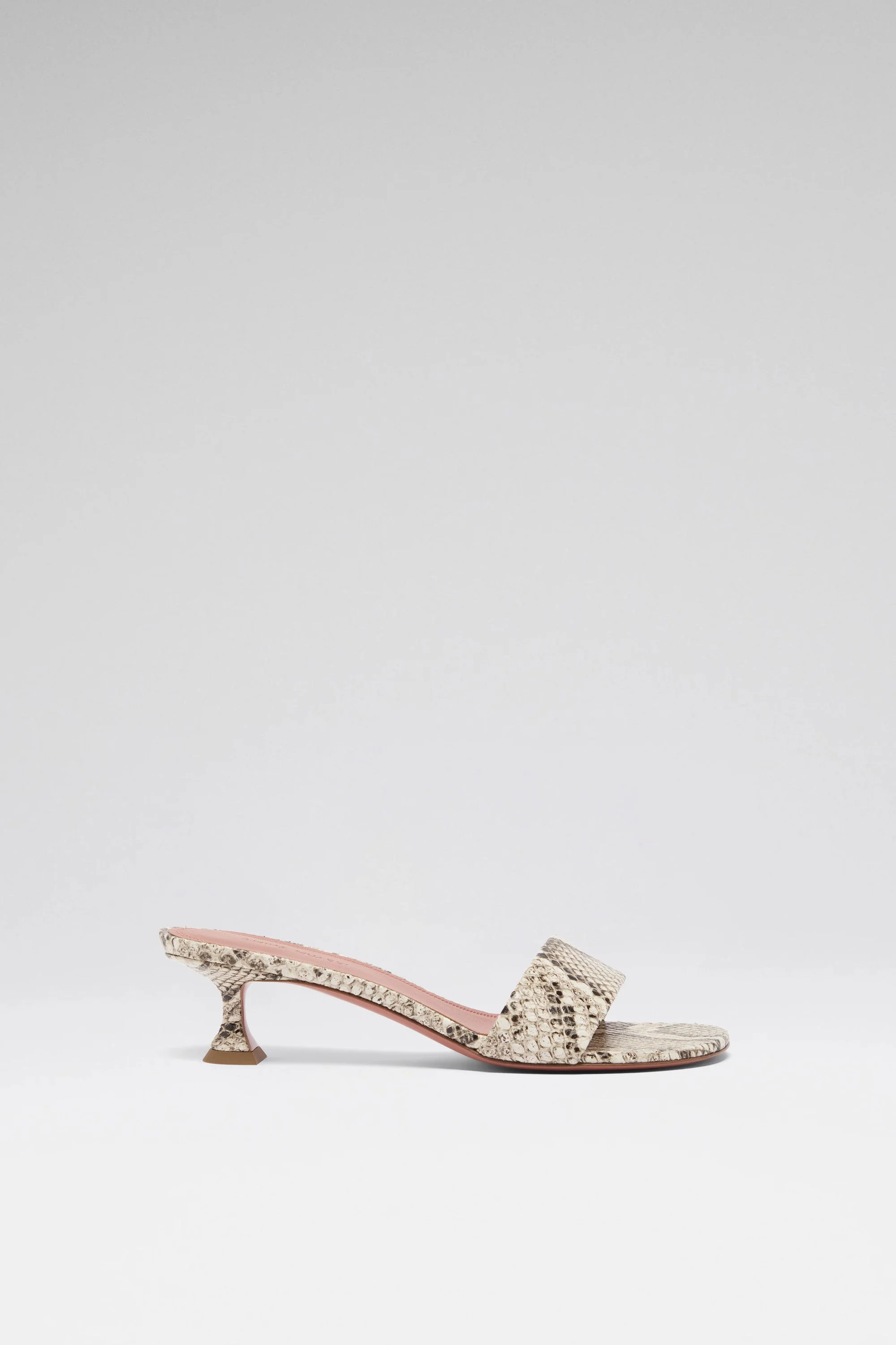ANDREEA SLIPPER 45 NATURAL PRINTED SNAKE - 1