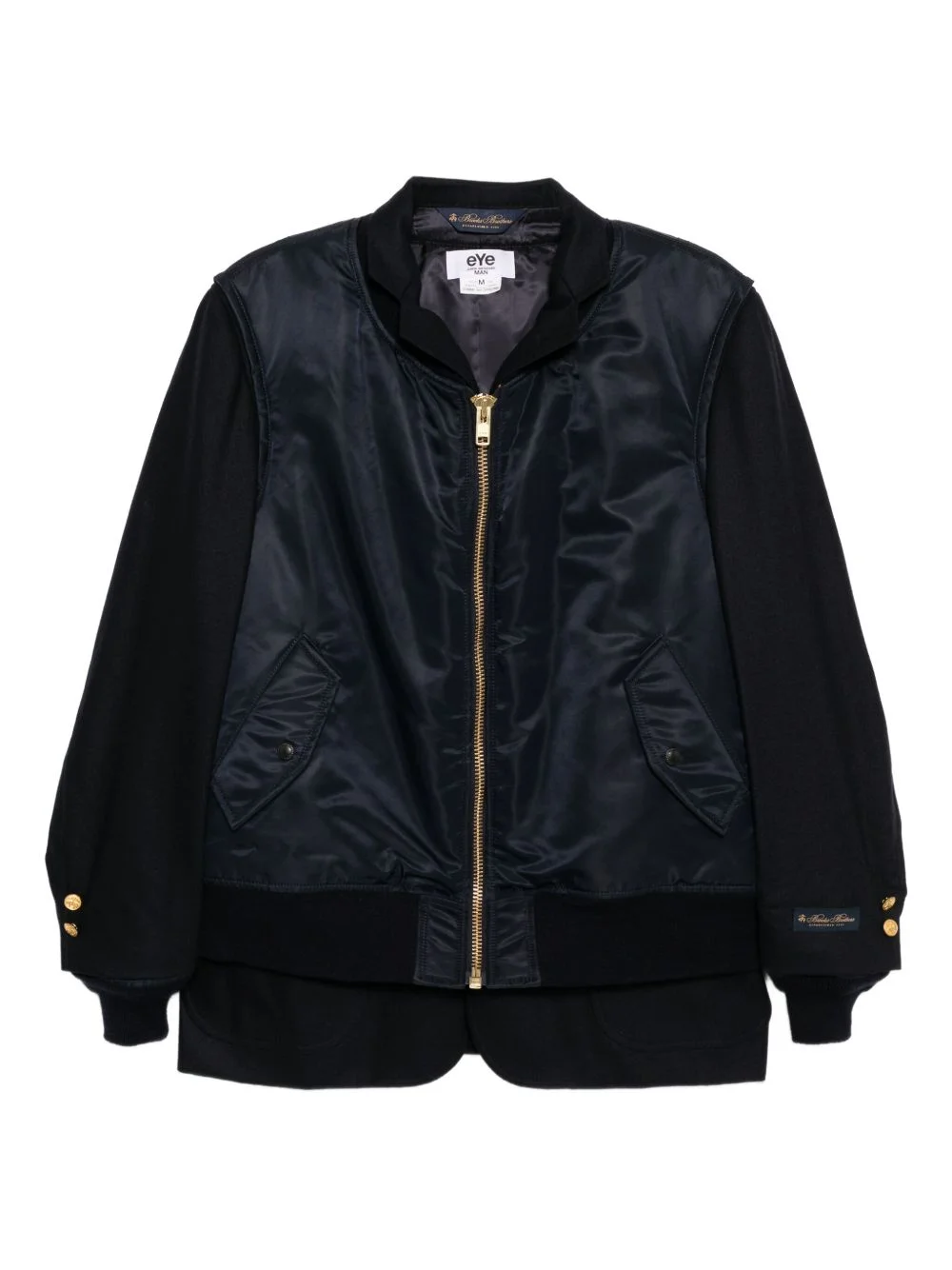 layered bomber jacket - 1