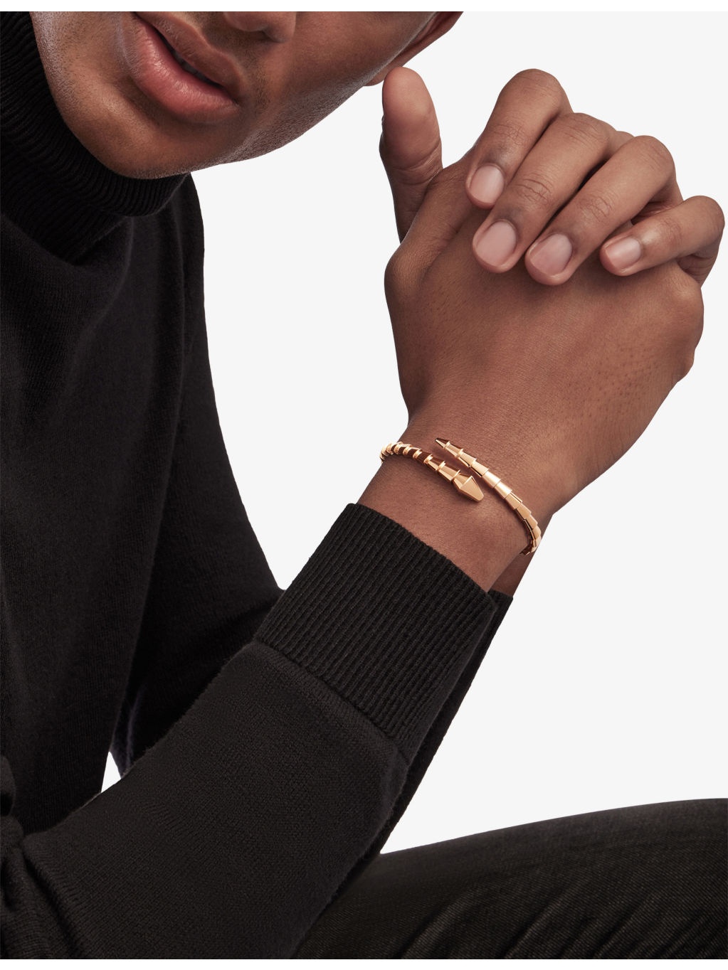 Serpenti Viper 18ct Rose-Gold Bracelet - 5