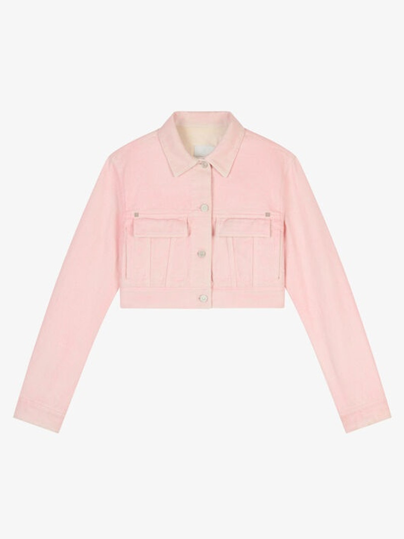 SHORT JACKET IN SEQUINED DENIM 1