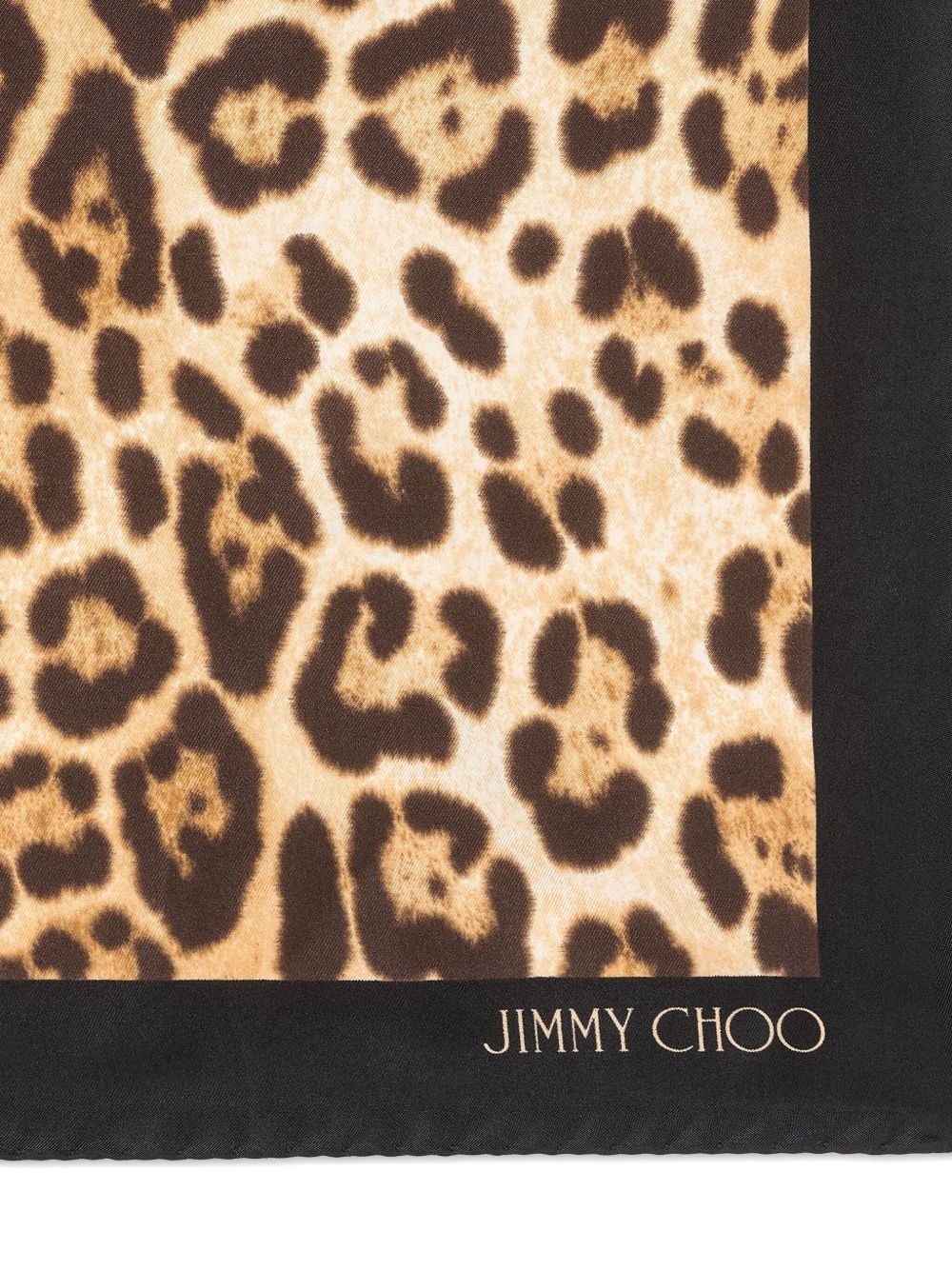 leopard-print scarf - 2