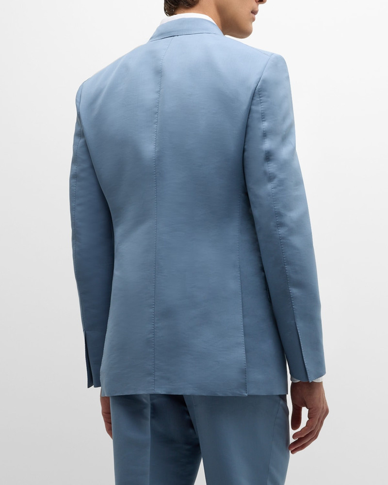Men's Shelton Piece-Dyed Poplin Suit 5