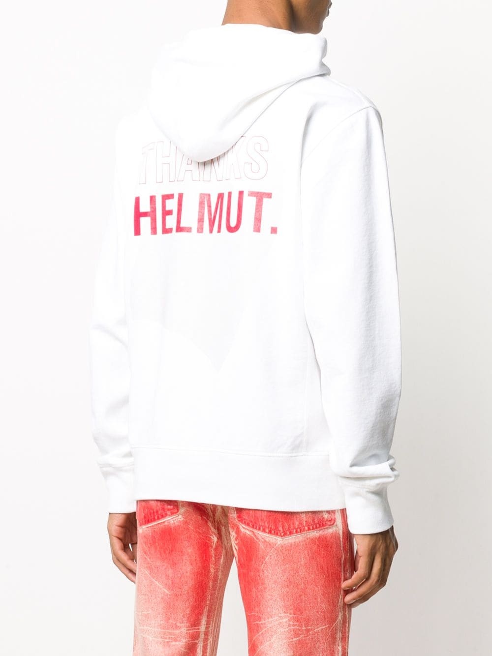 Thanks Helmut print hoodie - 4