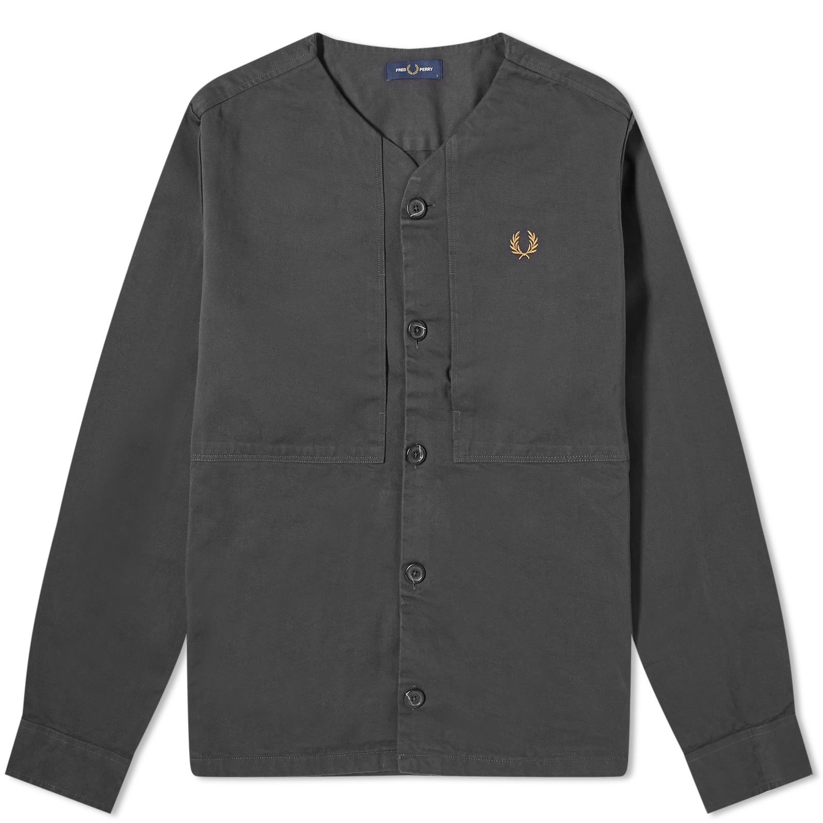 Fred Perry Collarless Overshirt - 1