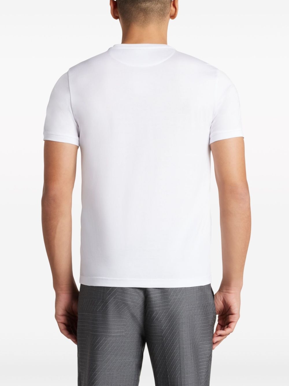 OâLock-embroidered cotton T-shirt - 4