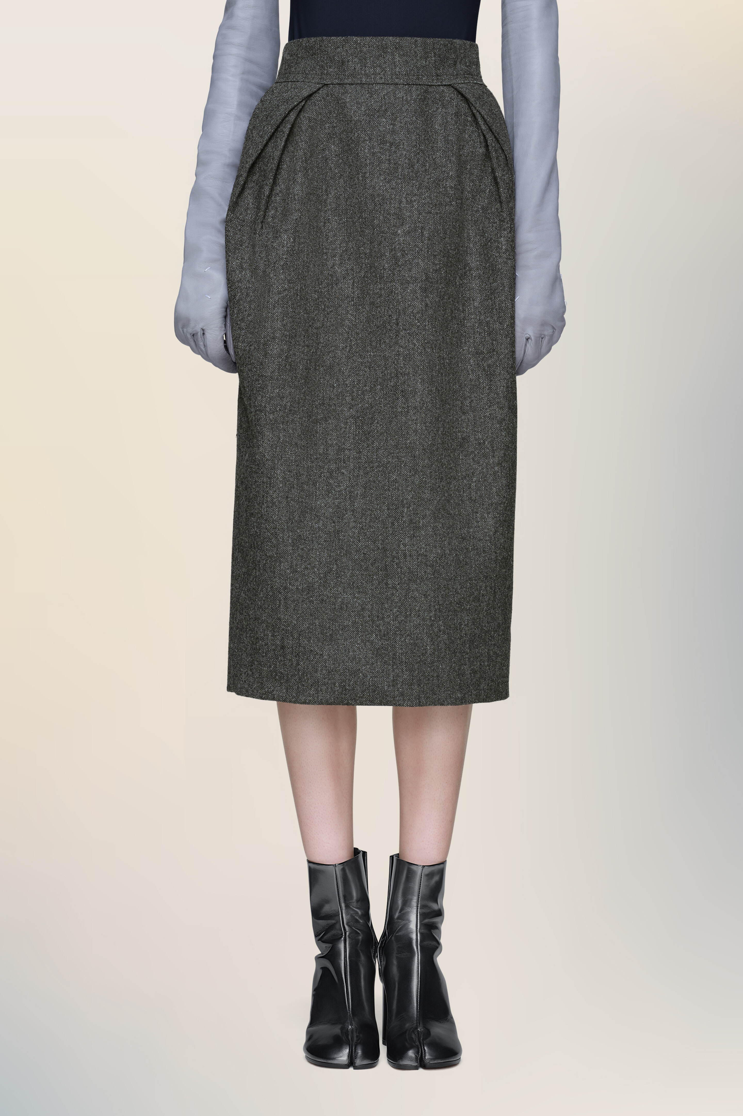 Wool midi skirt - 2