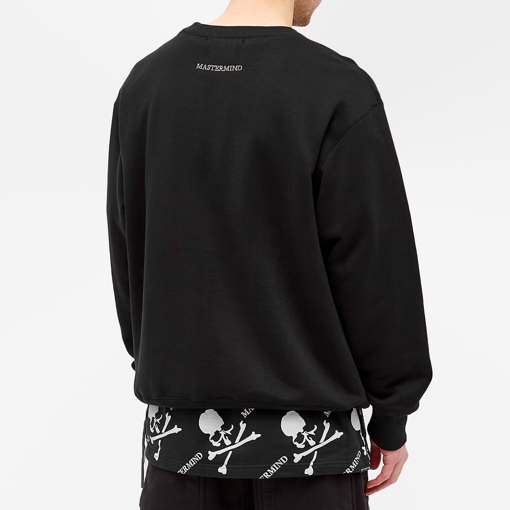 MASTERMIND WORLD Swarovski Skull Crew Sweat - 5