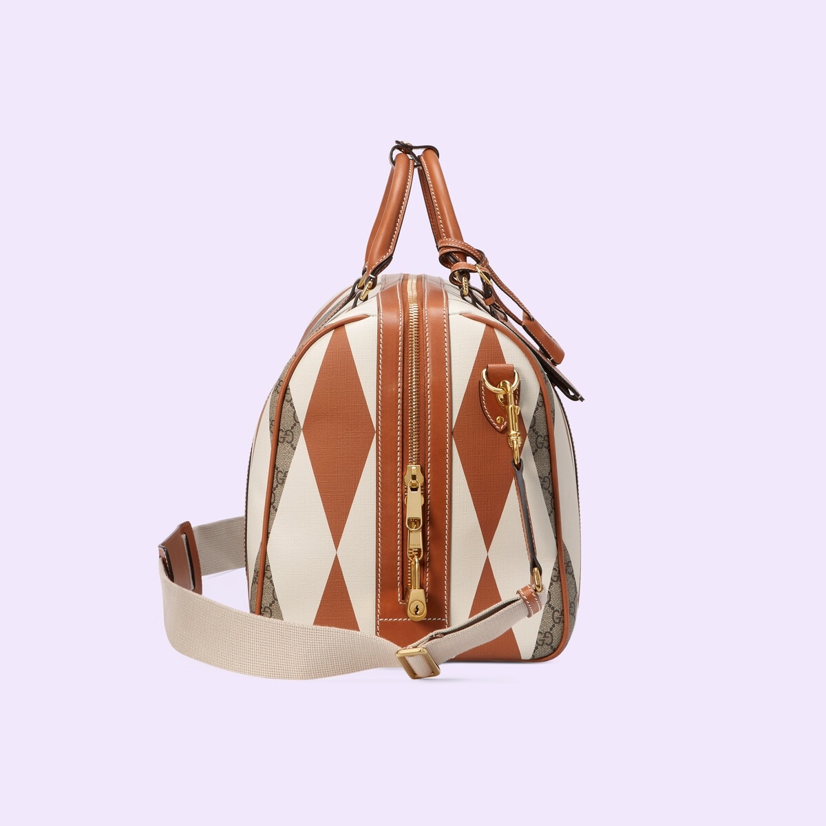 GG rhombus print duffle bag - 6