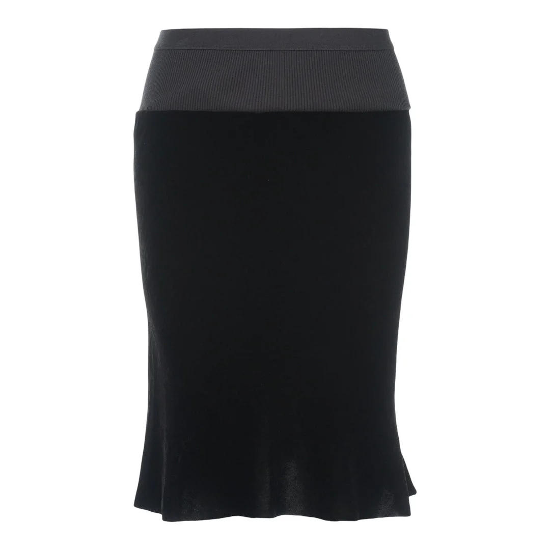 Short Bias Skirt Velvet - 1