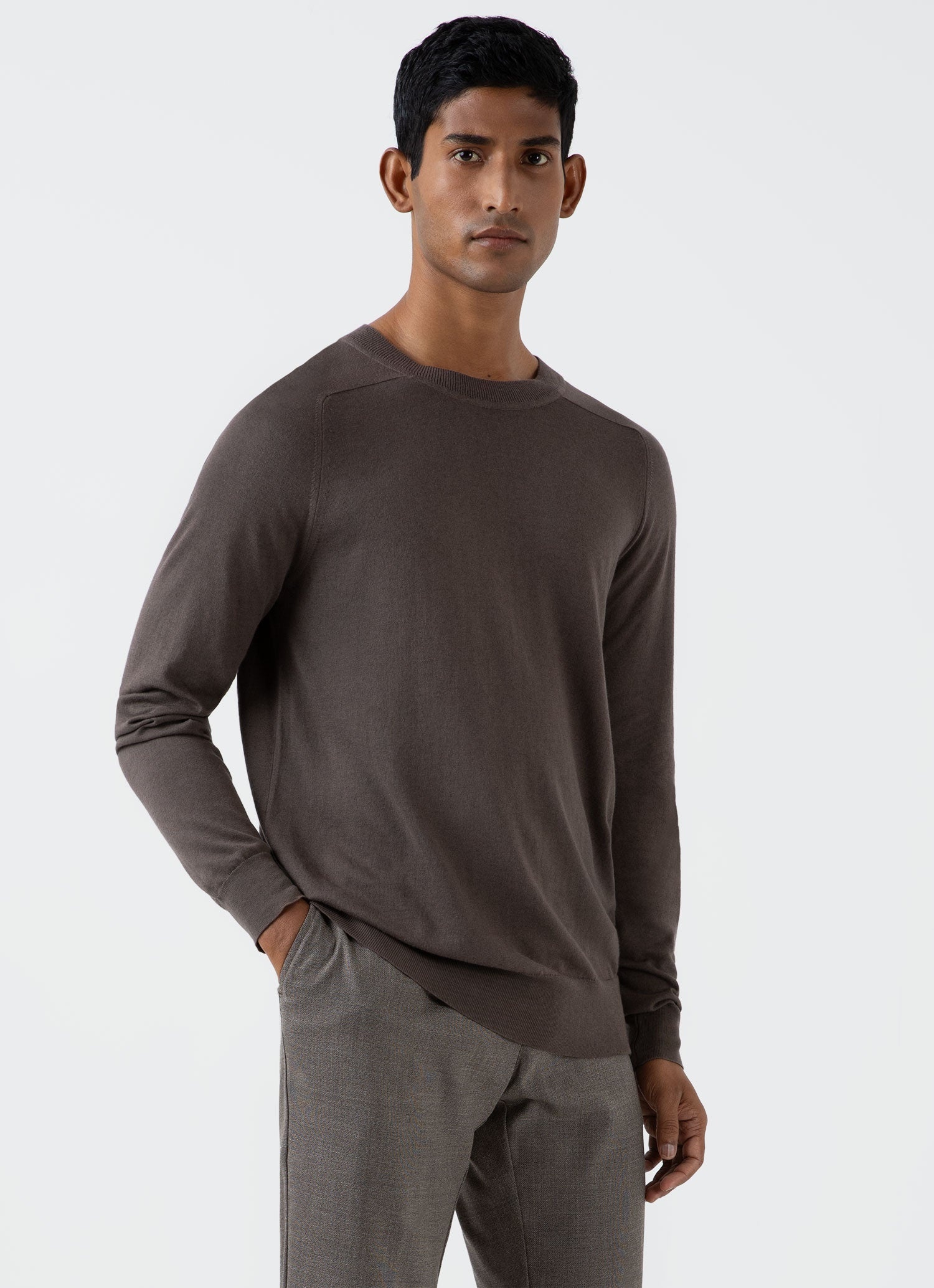 Sea Island Cashmere Crew Neck Jumper - 2
