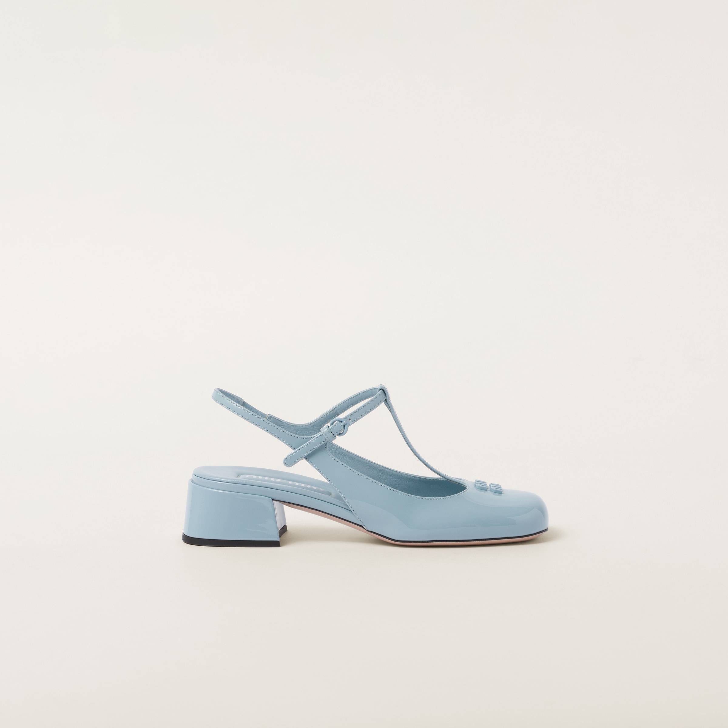 Patent leather slingback pumps - 2