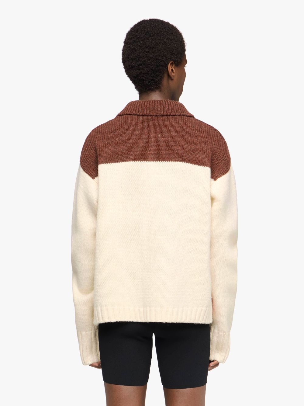 HOUSE' INTARSIA POLO SWEATER - 3
