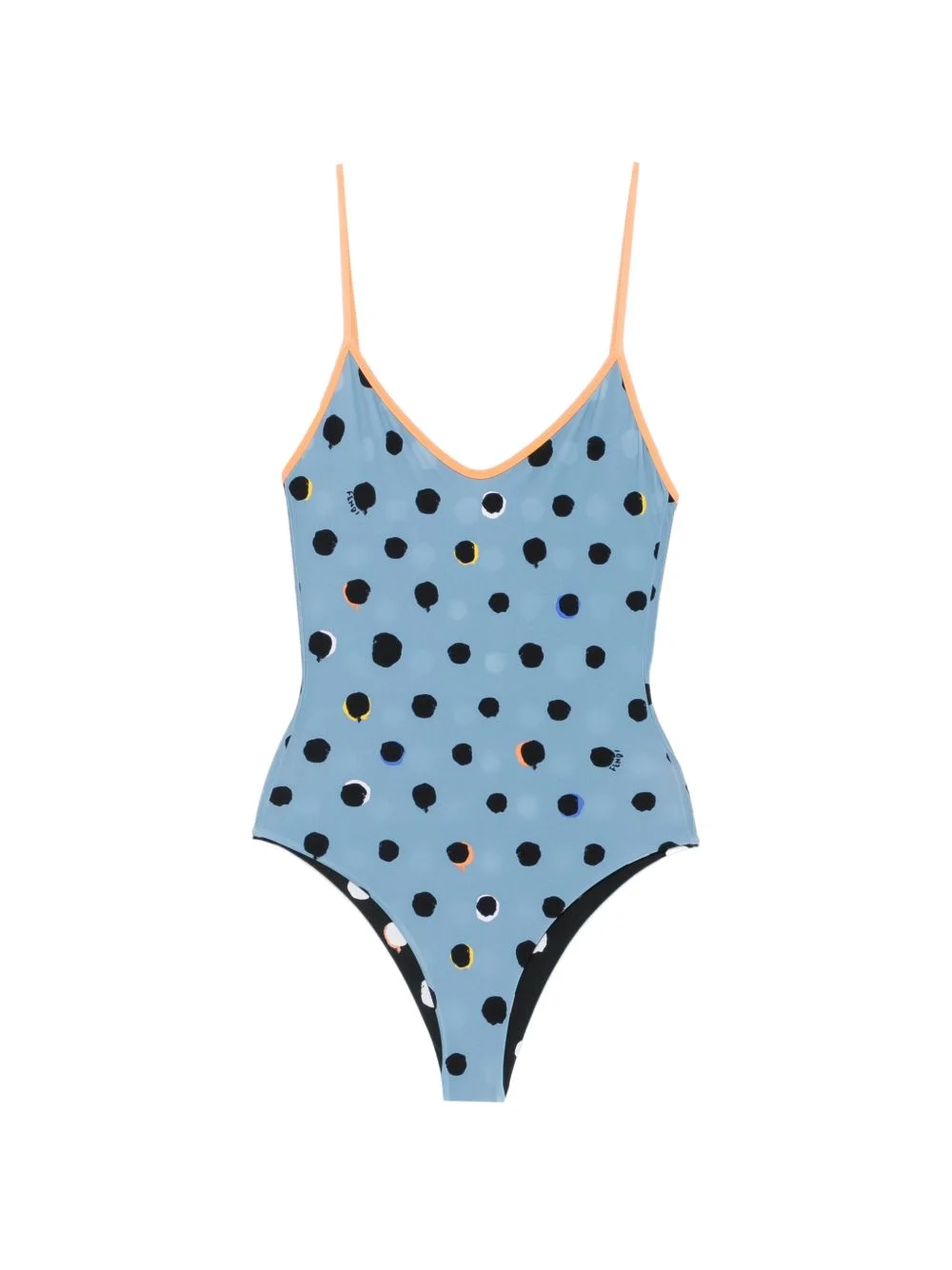 polka dot swimsuit - 1
