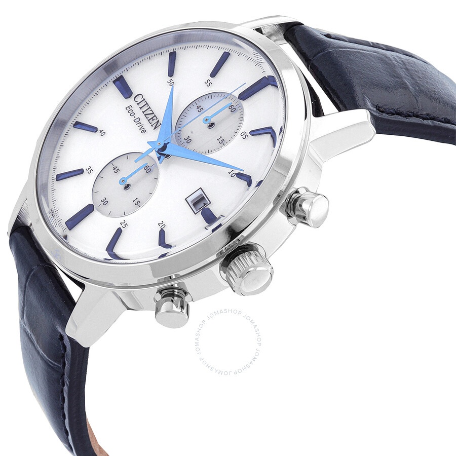 Citizen - Citizen Core Collection Chronograph Quartz White Dial Men's Watch CA7069-16A - 2