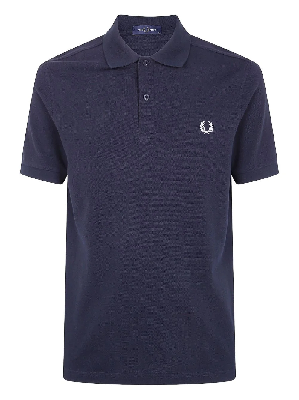 laurel wreath-embroidered polo shirt - 1