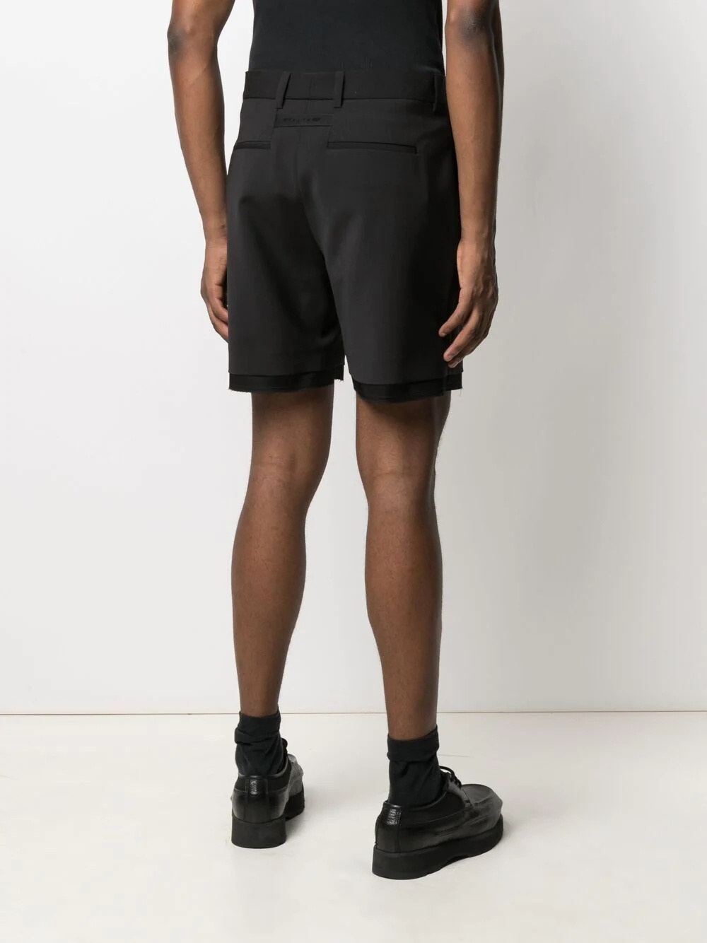 mid-rise tailored shorts - 4