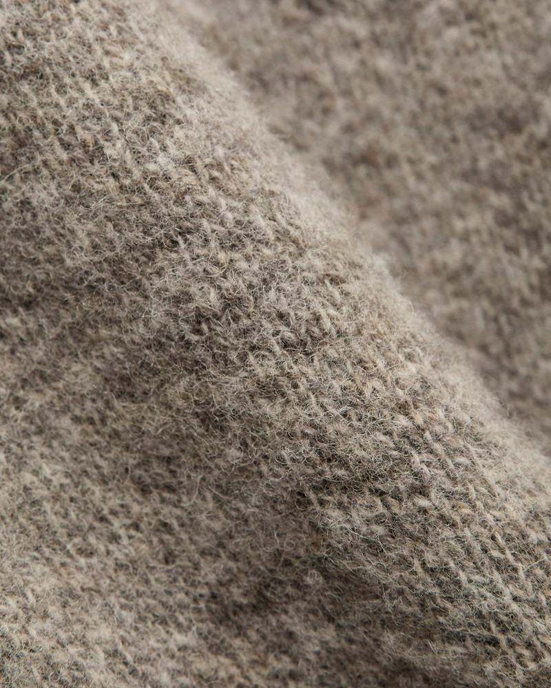 HOWLIN' "Birth of the Cool" Wool Sweater in Mixed Shrooms outlook