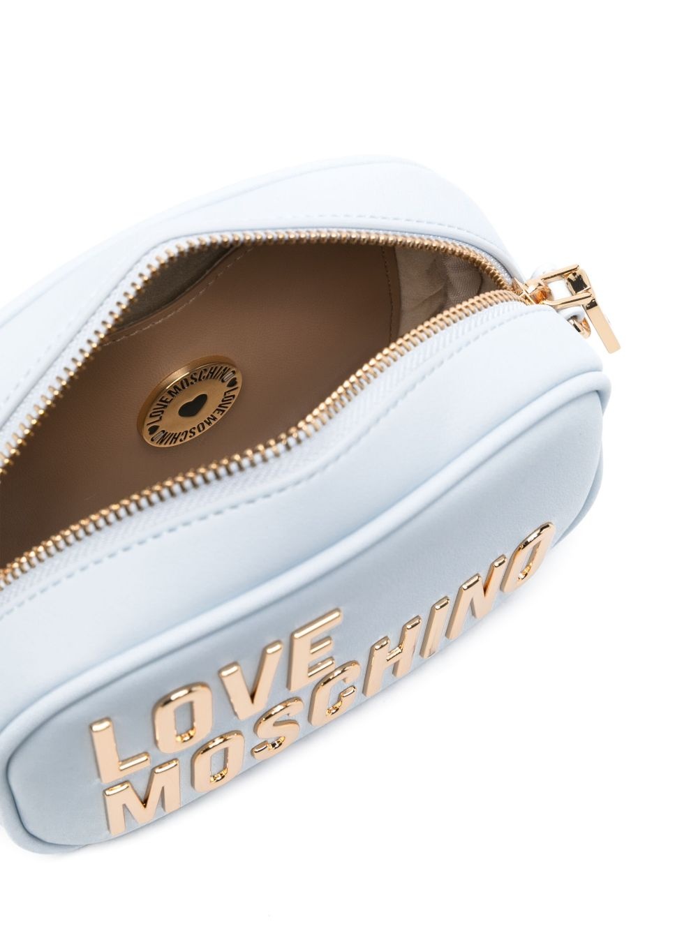 logo-lettering cross body bag - 5