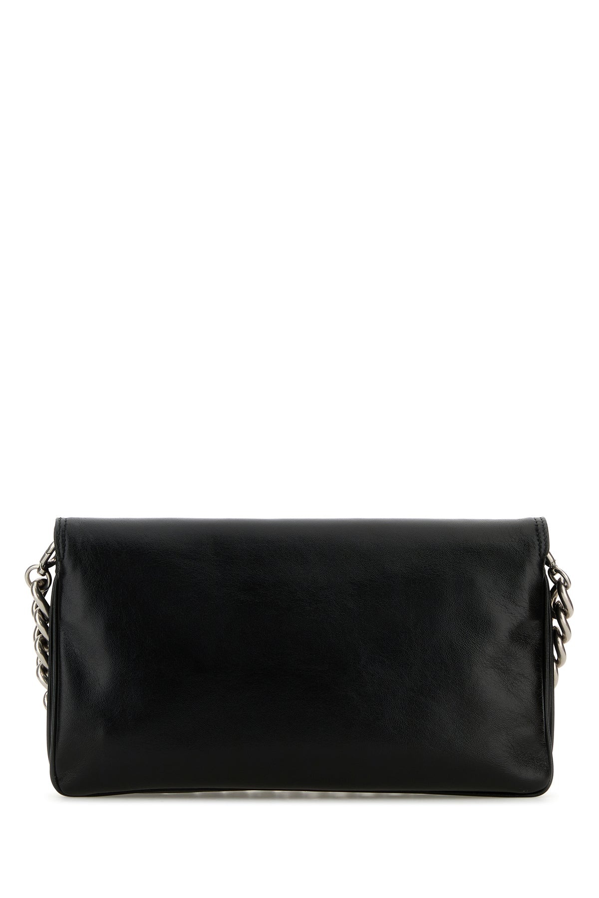 Black leather medium BB Soft shoulder bag - 3