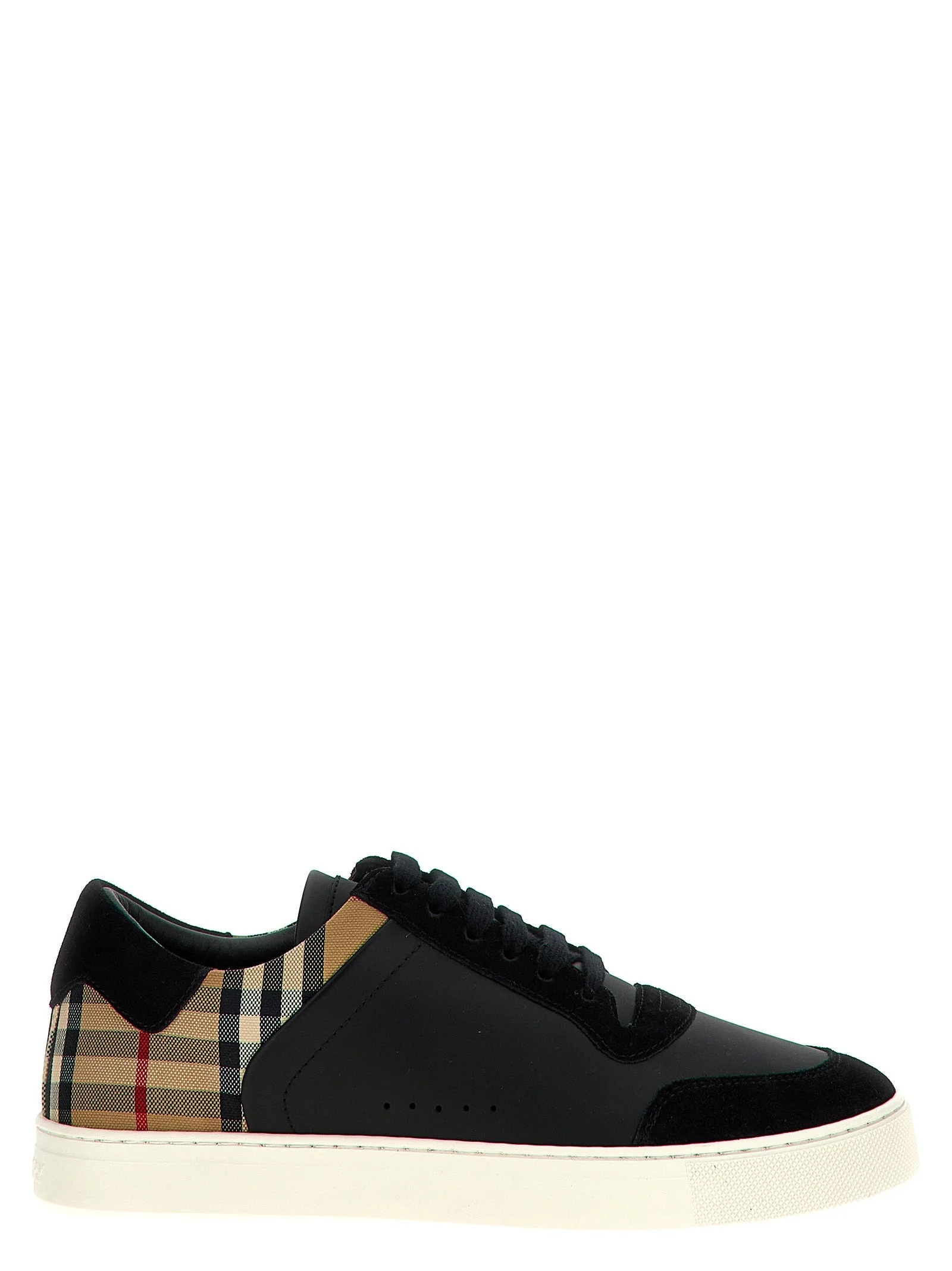 Burberry Men Check Insert Sneakers - 1