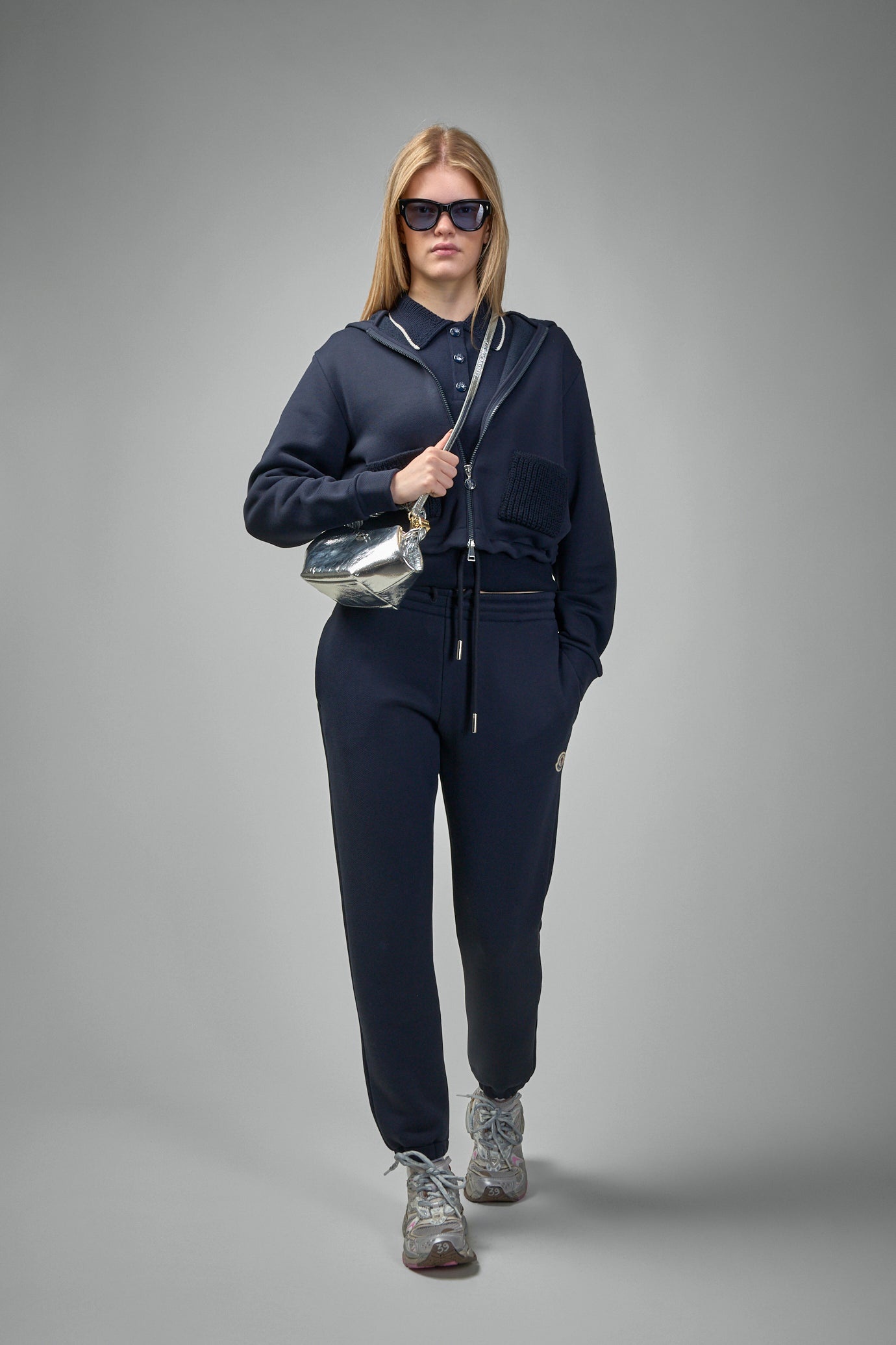 Logo Patch Cotton Track Pants - 2