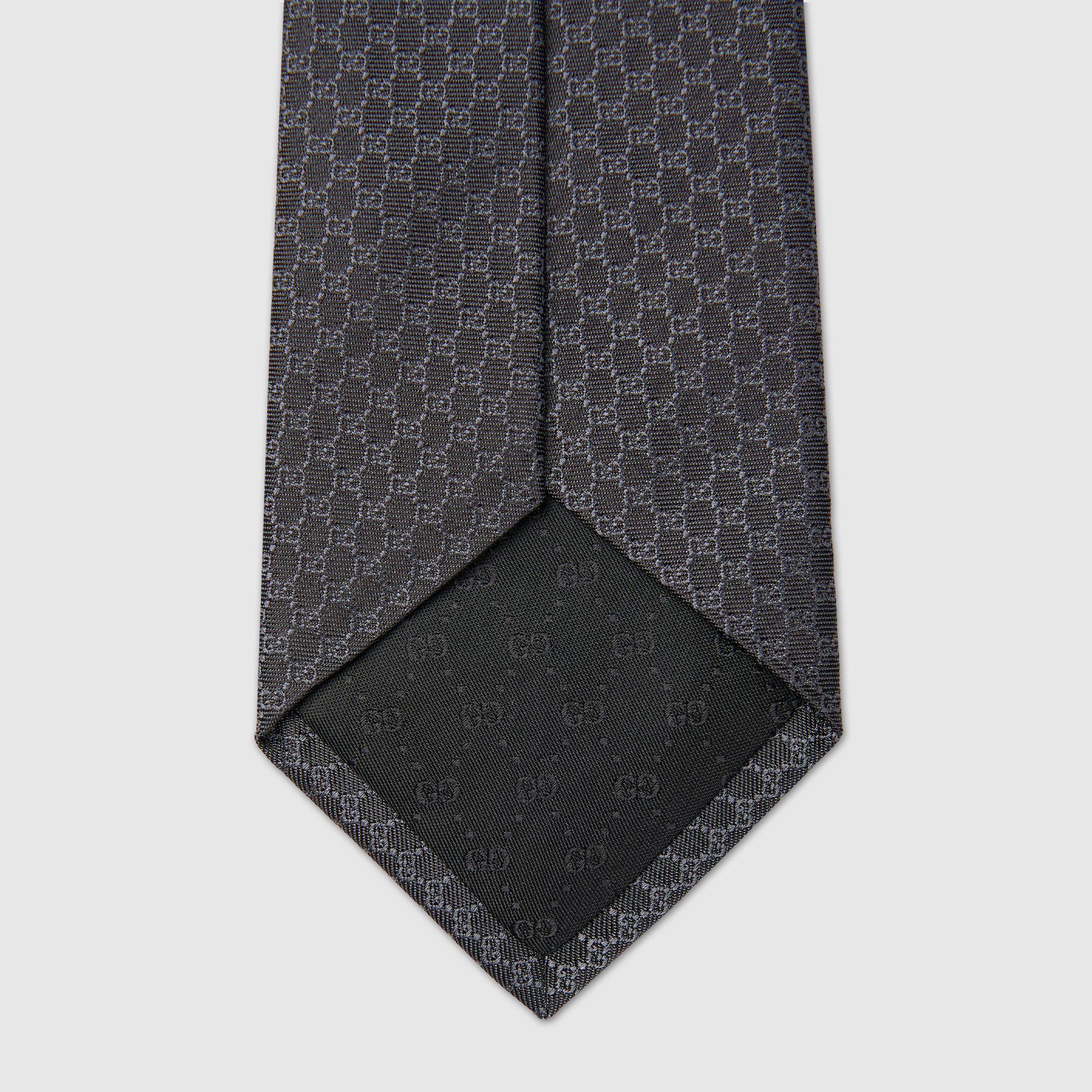 GG silk jacquard tie - 5