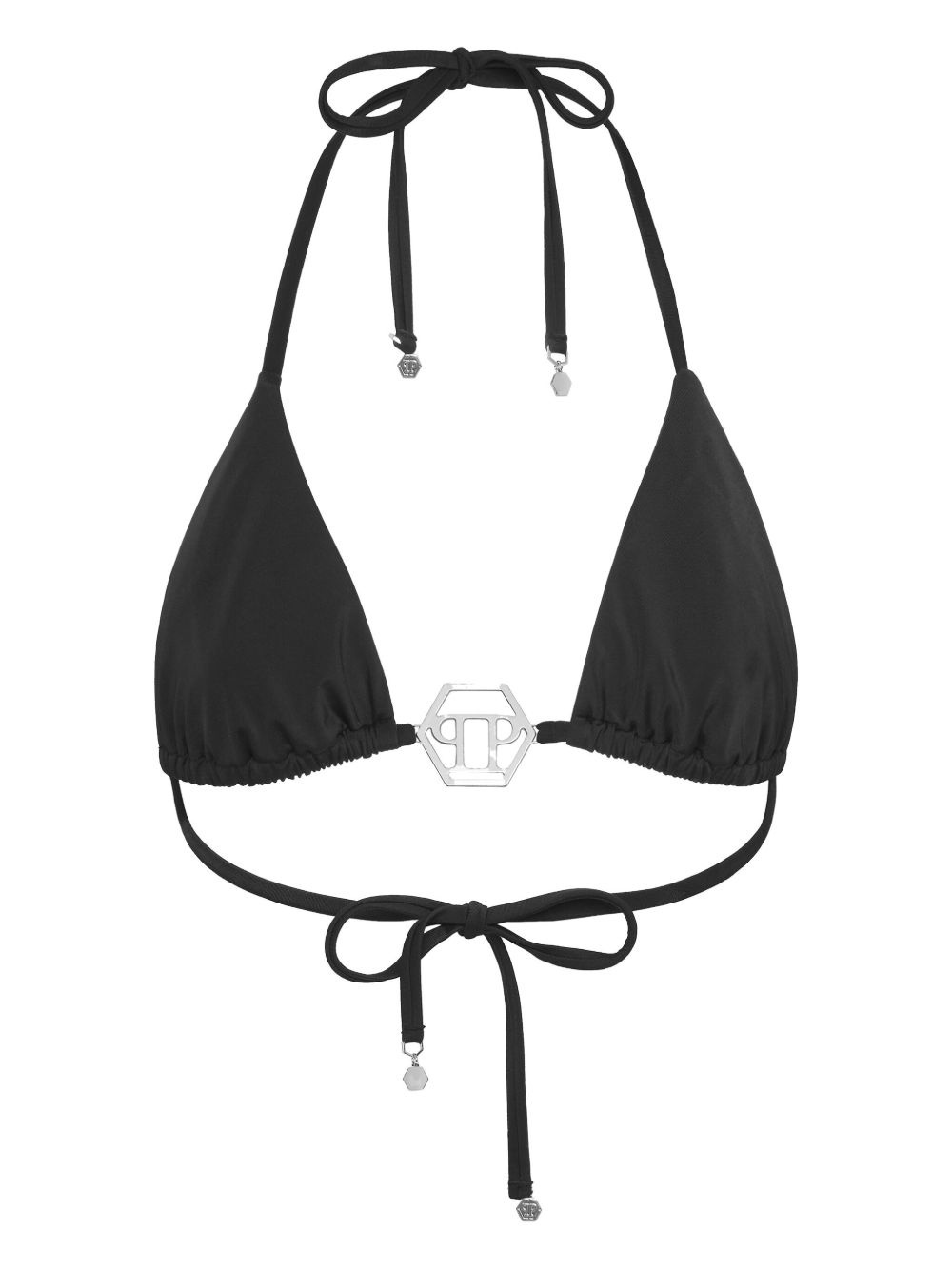 Crystal Hexagon triangle bikini top - 2