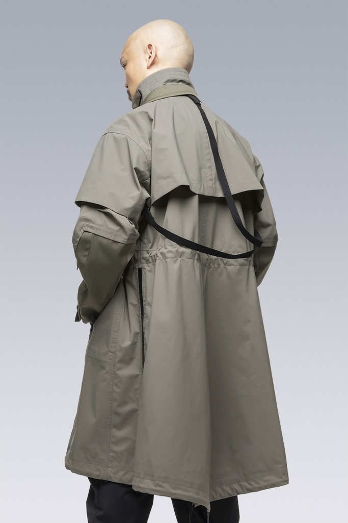 SAC-J2760 sacai / ACRONYM Trench Coat Alpha Green - 6