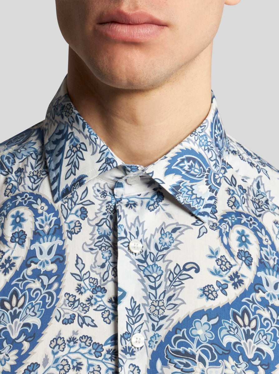 FLORAL PAISLEY SHIRT - 3