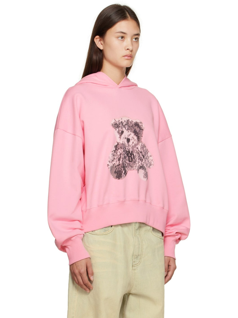 Pink Pixel Teddy Hoodie 2