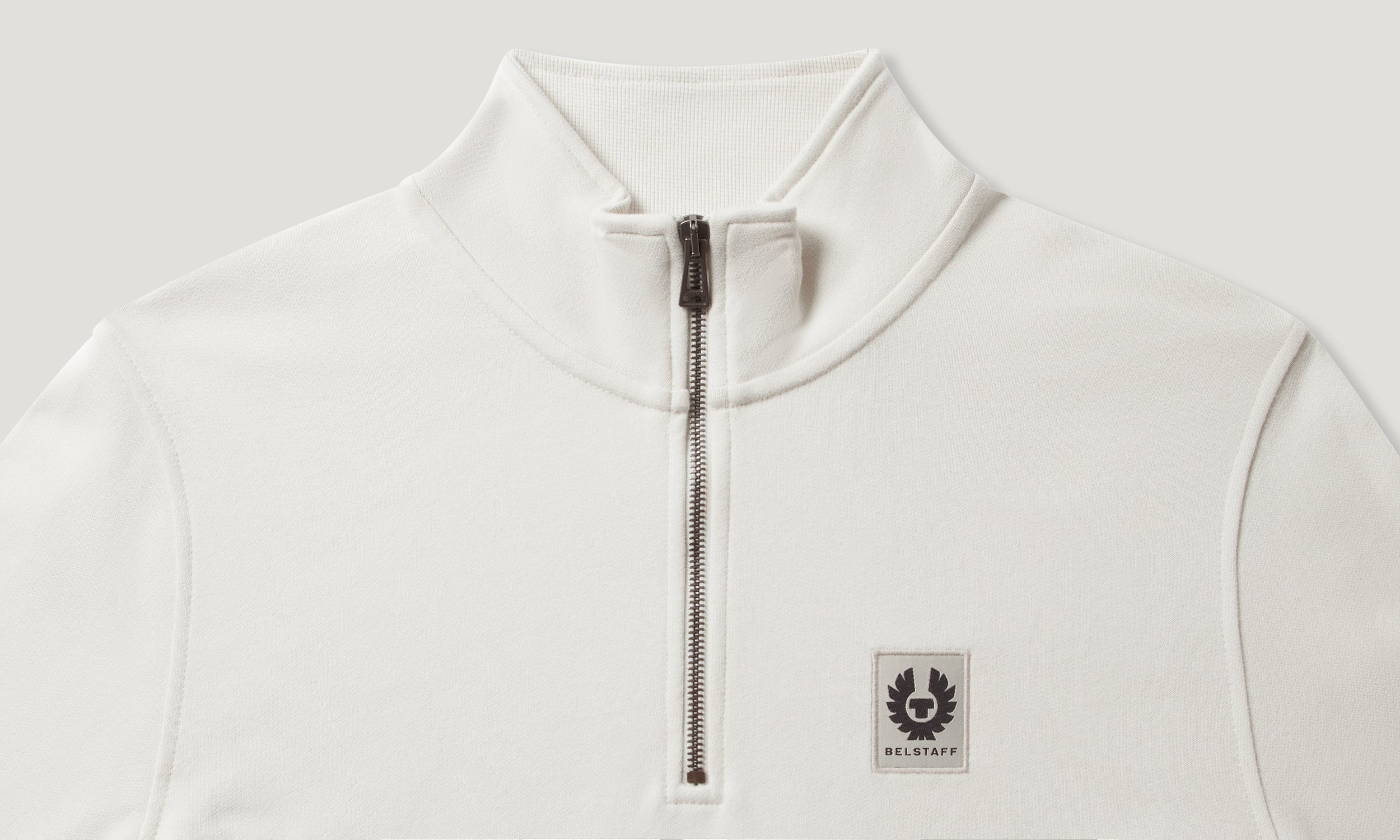 BELSTAFF QUARTER ZIP SWEATSHIRT - 2