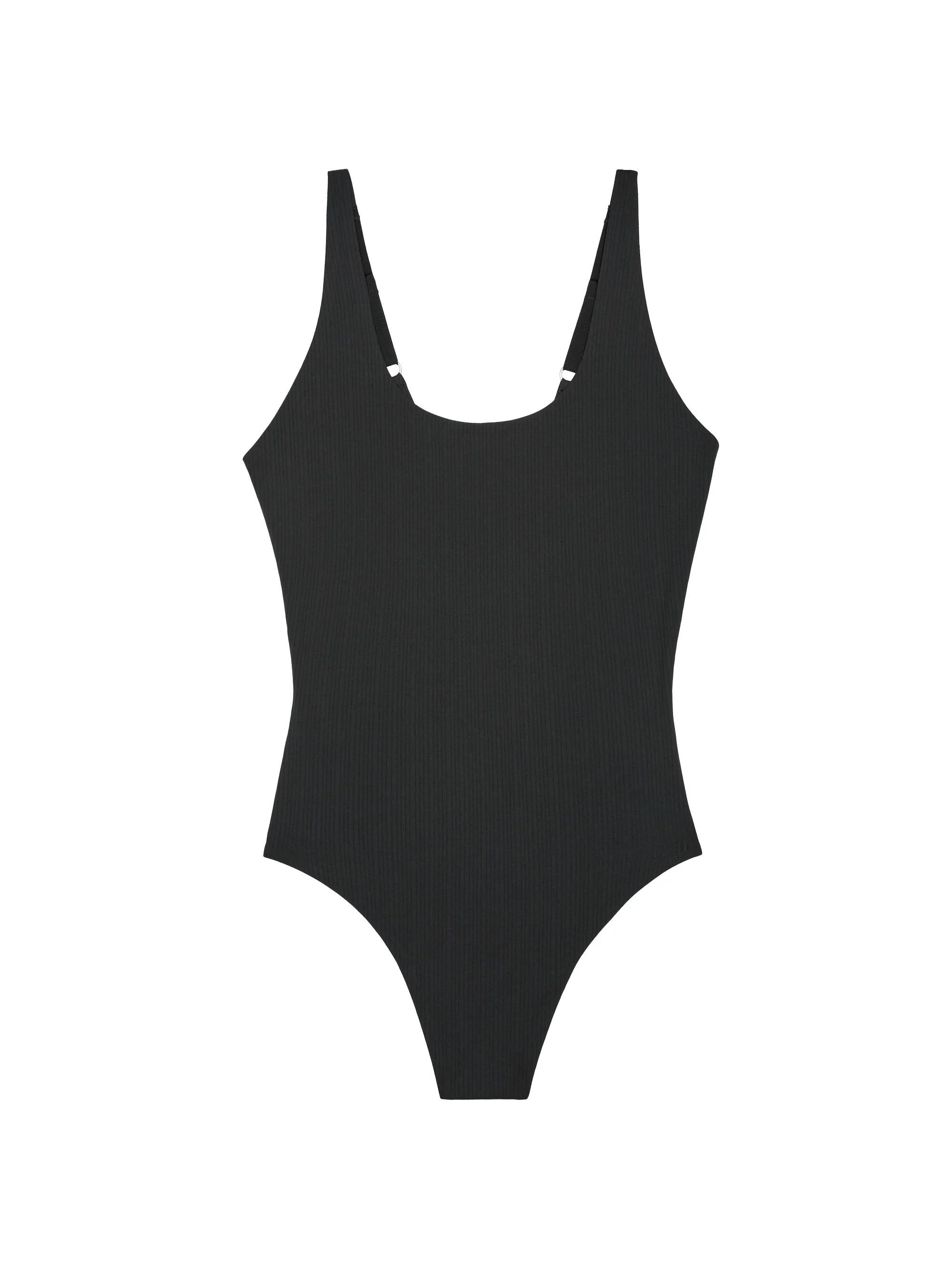 Women's Sleeveless Bodysuit - Black - 1