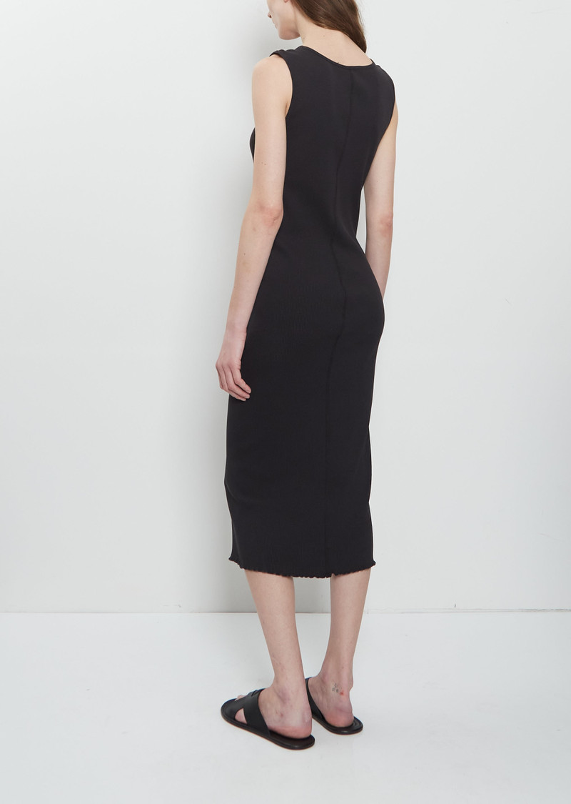 LAUREN MANOOGIAN Ruffle Rib Pima Cotton Dress outlook