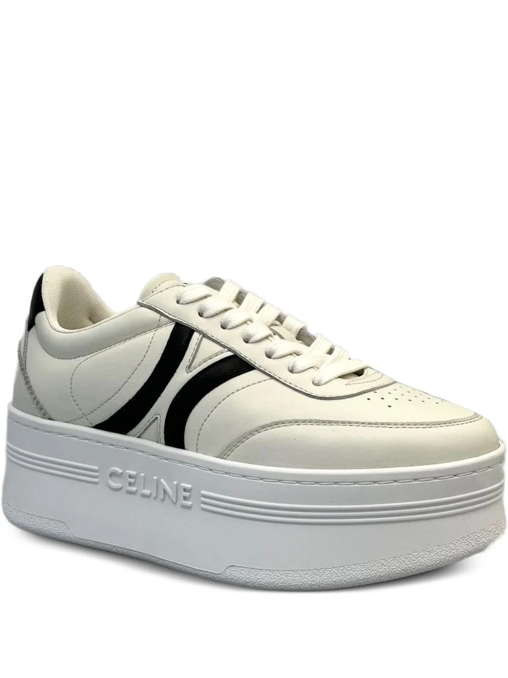Celine Women Block Leather Sneakers - 1