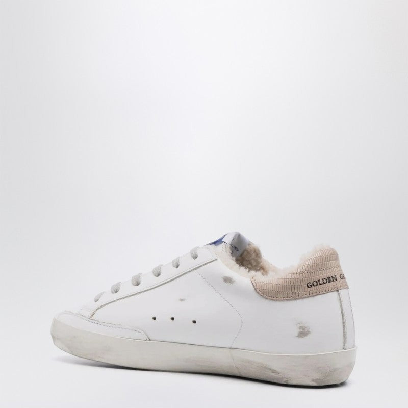 Golden Goose White/Silver Super-Star Sneakers With Shearling Lining Women - 2