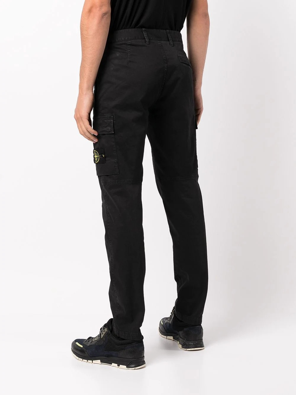 Compass-patch cargo trousers - 4