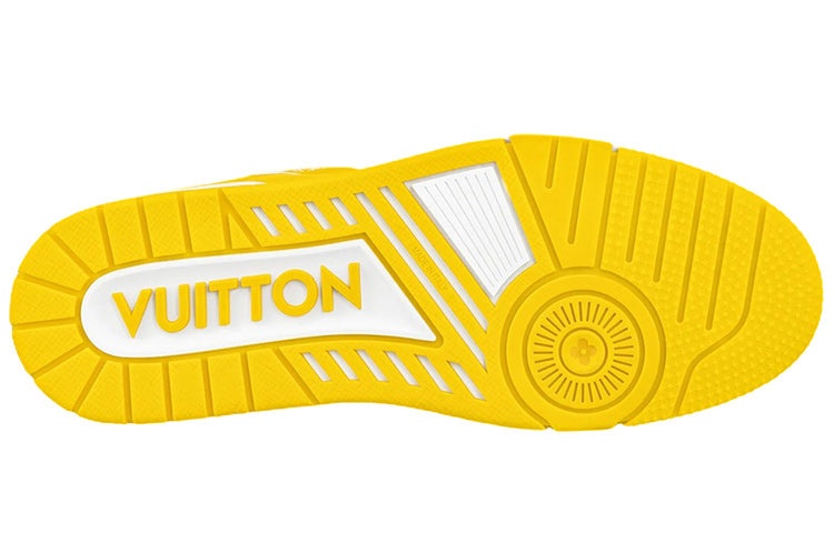 LOUIS VUITTON LV Trainer 'White Yellow' 1AA6XM - 4