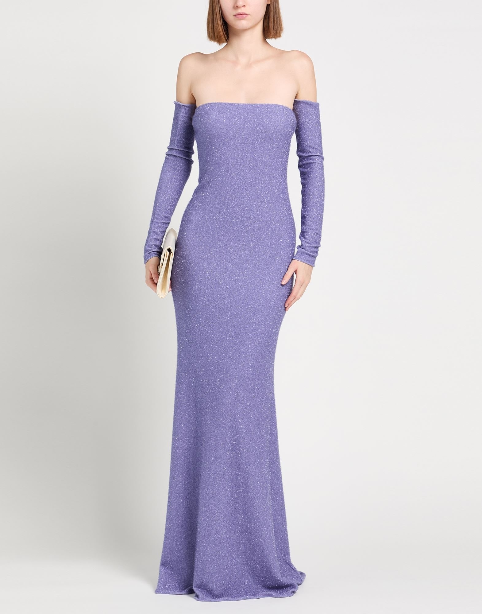 Light purple Women's Long Dress - 2