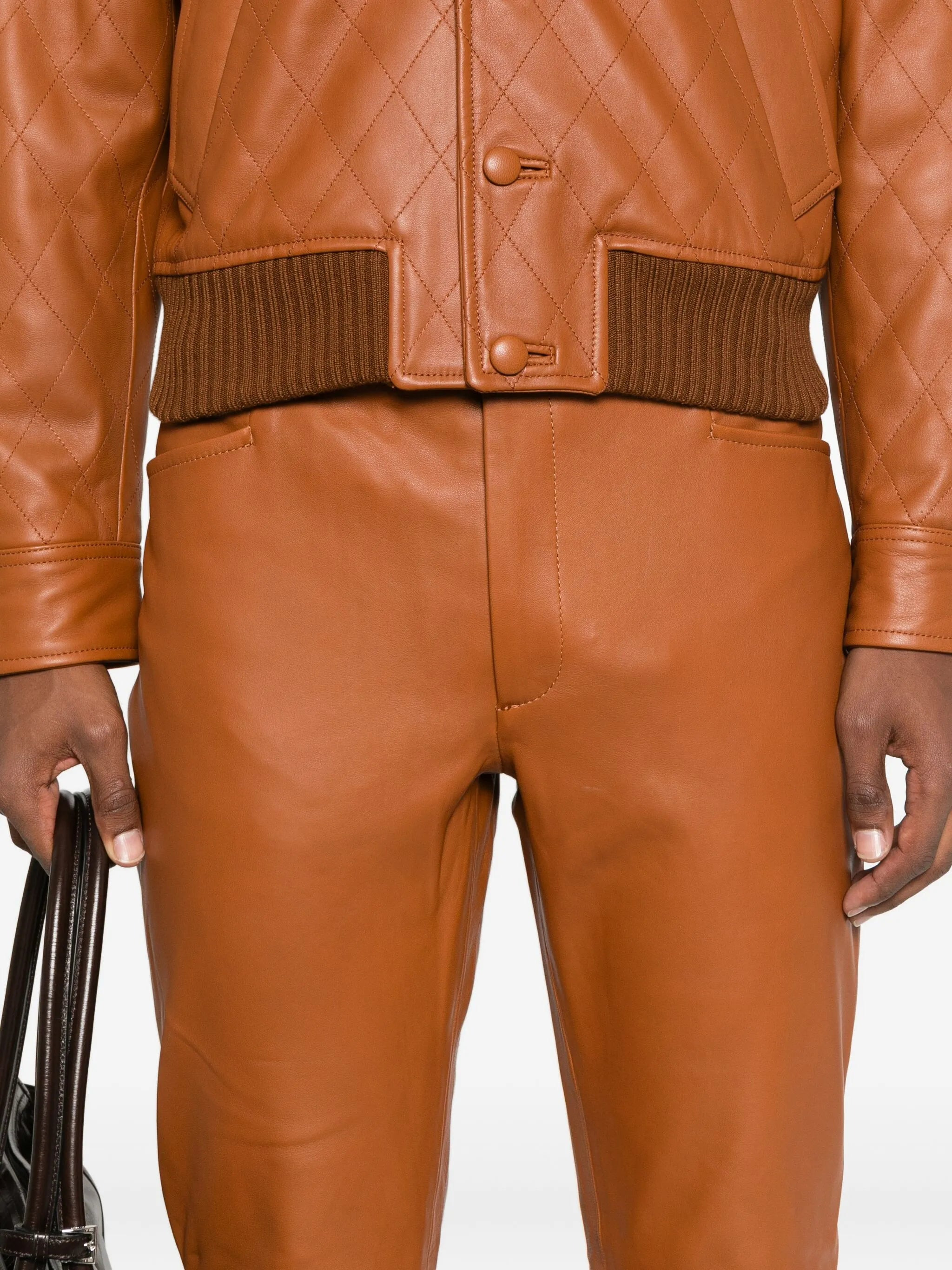 Ernest W. Baker Leather Trousers - 5