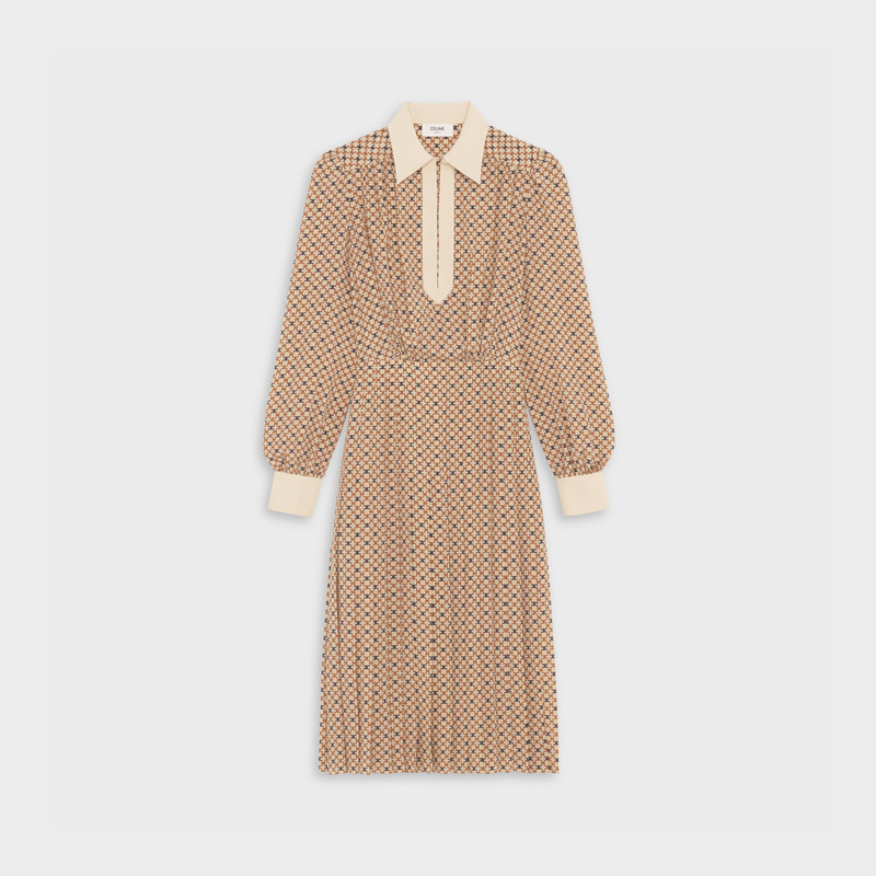 TUNIC DRESS IN PRINTED CRÊPE DE CHINE 1