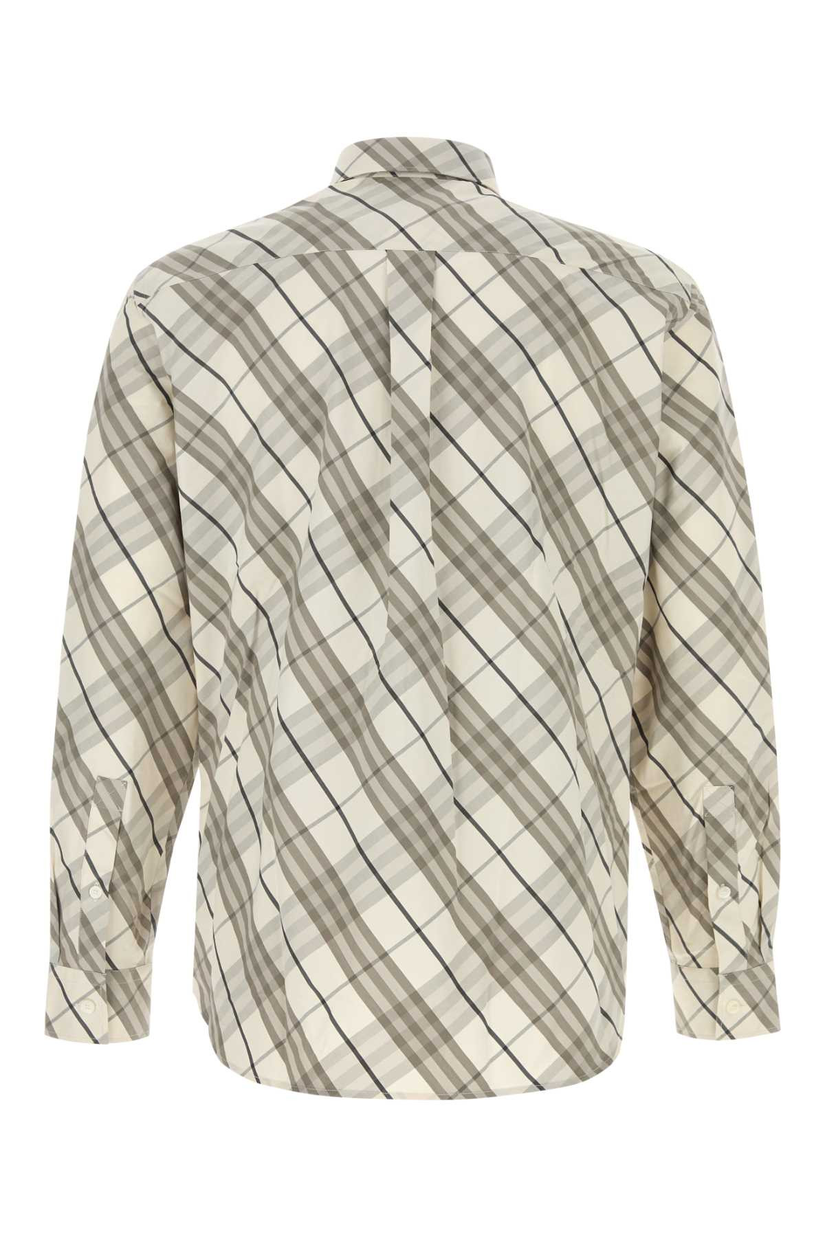 Burberry Men Embroidered Poplin Shirt - 2