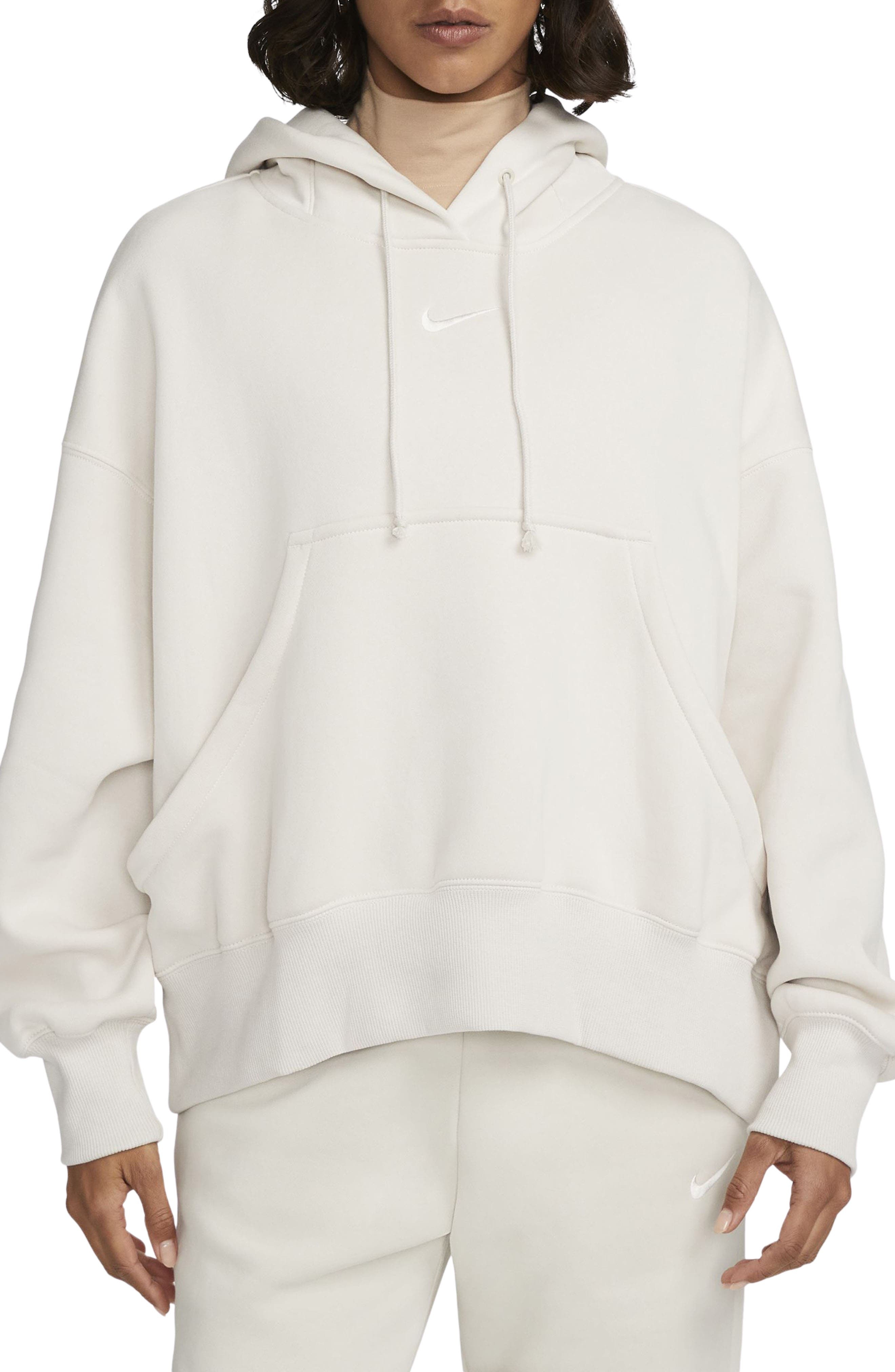 Nike Sportswear Phoenix Fleece Pullover Hoodie in 104 Light Orewood Brown/sail at Nordstrom - 1