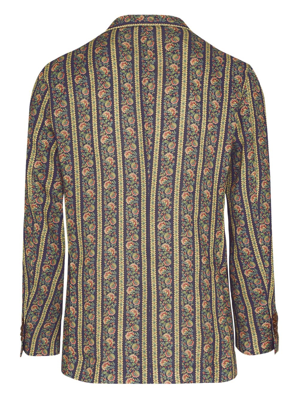 floral striped blazer - 2