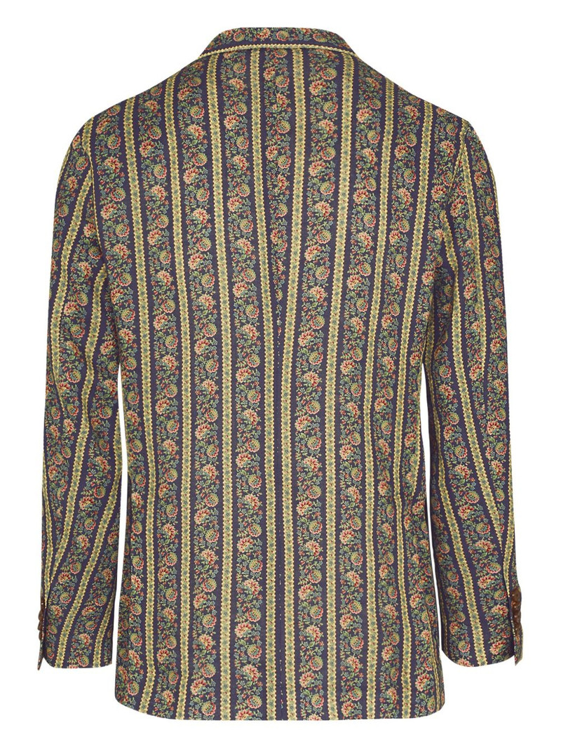 Vivienne Westwood floral striped blazer outlook