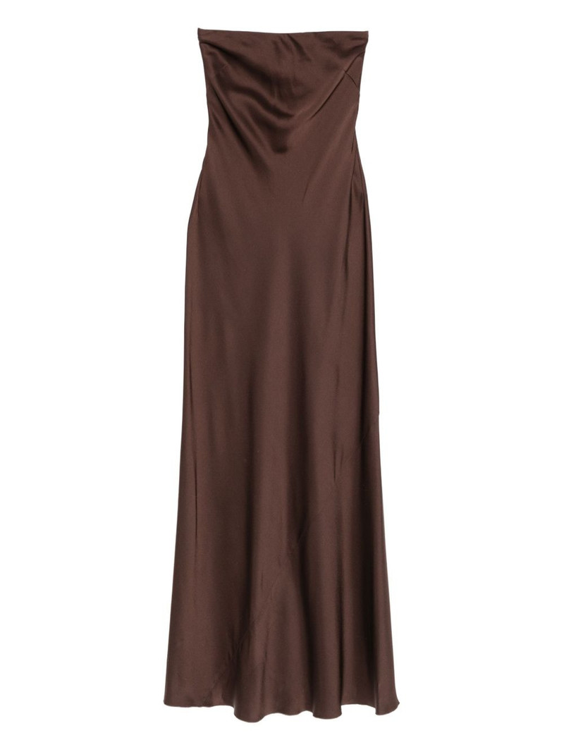 strapless midi dress 1