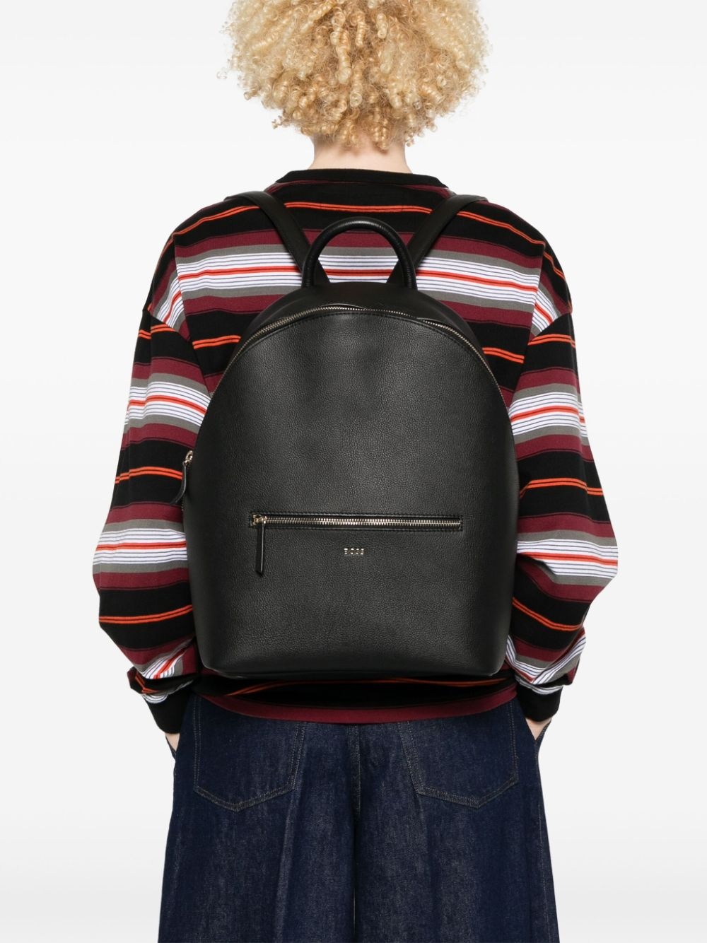 leather backpack - 2