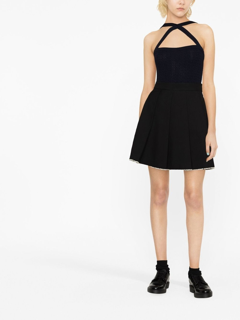 PATOU cable-knit halterneck top outlook