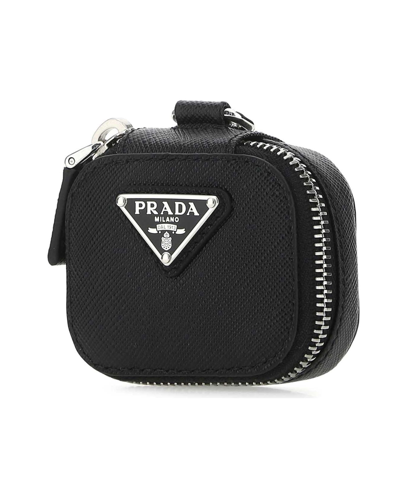 Black Leather Air Pods Case - 2